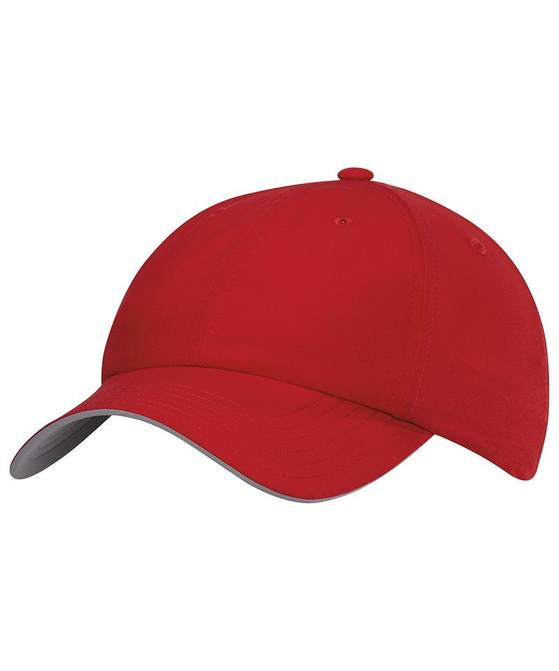 Performance Cap in One size Power Red by Adidas — Custom branded clothing by Print Press, featuring premium embroidery produced in our specialist print lab in the UK.