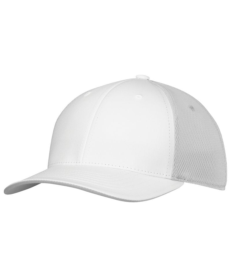 Climacool Tour Crestable Cap in White by Adidas — Custom branded clothing by Print Press, featuring premium embroidery produced in our specialist print lab in the UK.