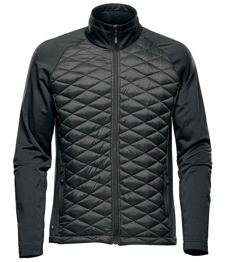 Stormtech Boulder Thermal Shell Jacket in Black by Stormtech — Custom branded clothing by Print Press, featuring premium embroidery produced in our specialist print lab in the UK.