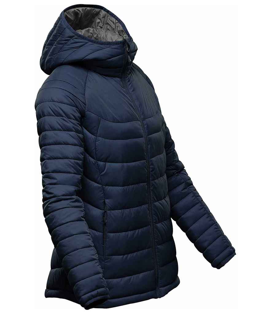 Stormtech Ladies Stavanger Thermal Padded Jacket in by Stormtech — Custom branded clothing by Print Press, featuring premium embroidery produced in our specialist print lab in the UK.