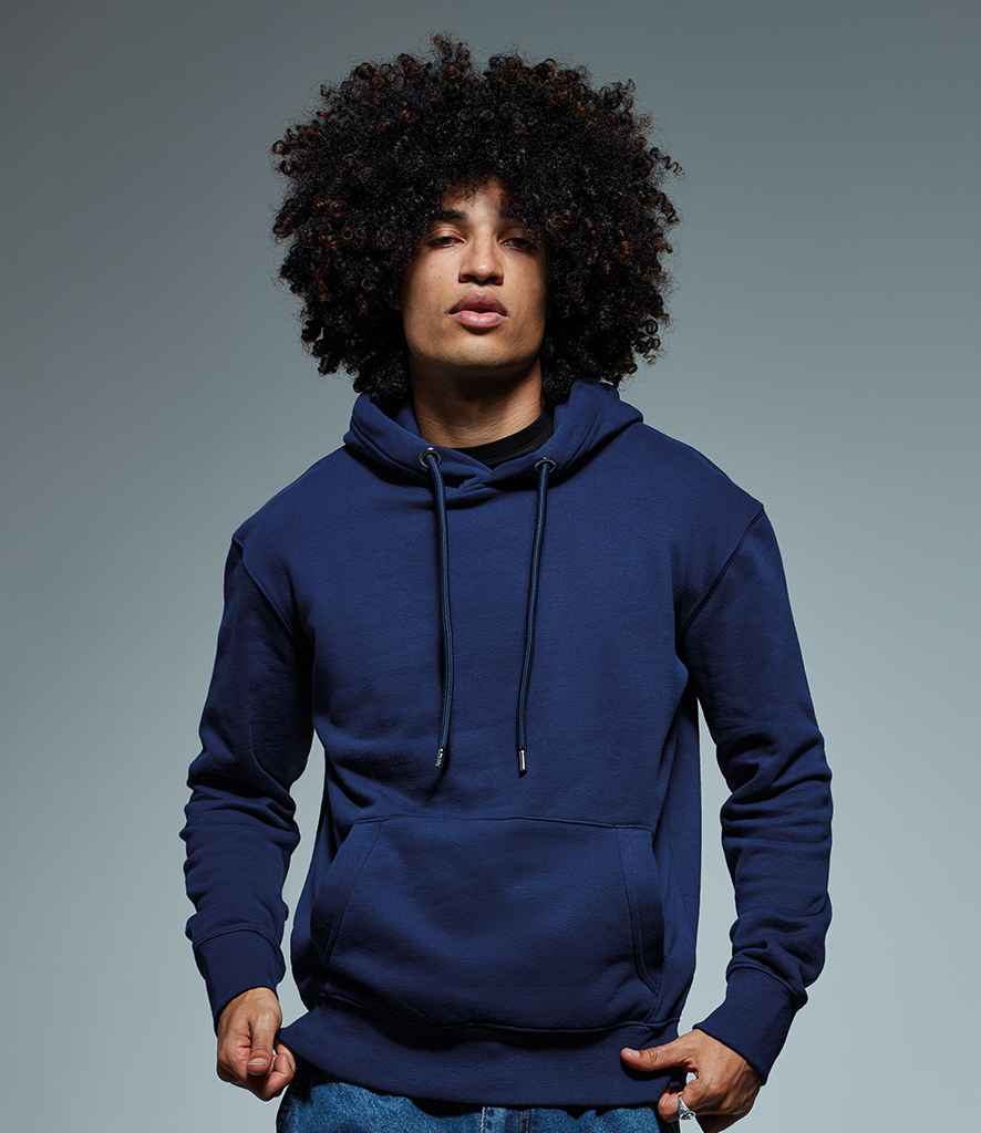 Anthem Organic Hoodie in Navy by Anthem — Custom branded clothing by Print Press, featuring premium embroidery produced in our specialist print lab in the UK.