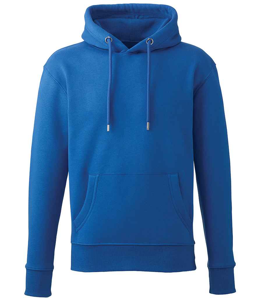 Anthem Organic Hoodie in Royal Blue by Anthem — Custom branded clothing by Print Press, featuring premium embroidery produced in our specialist print lab in the UK.