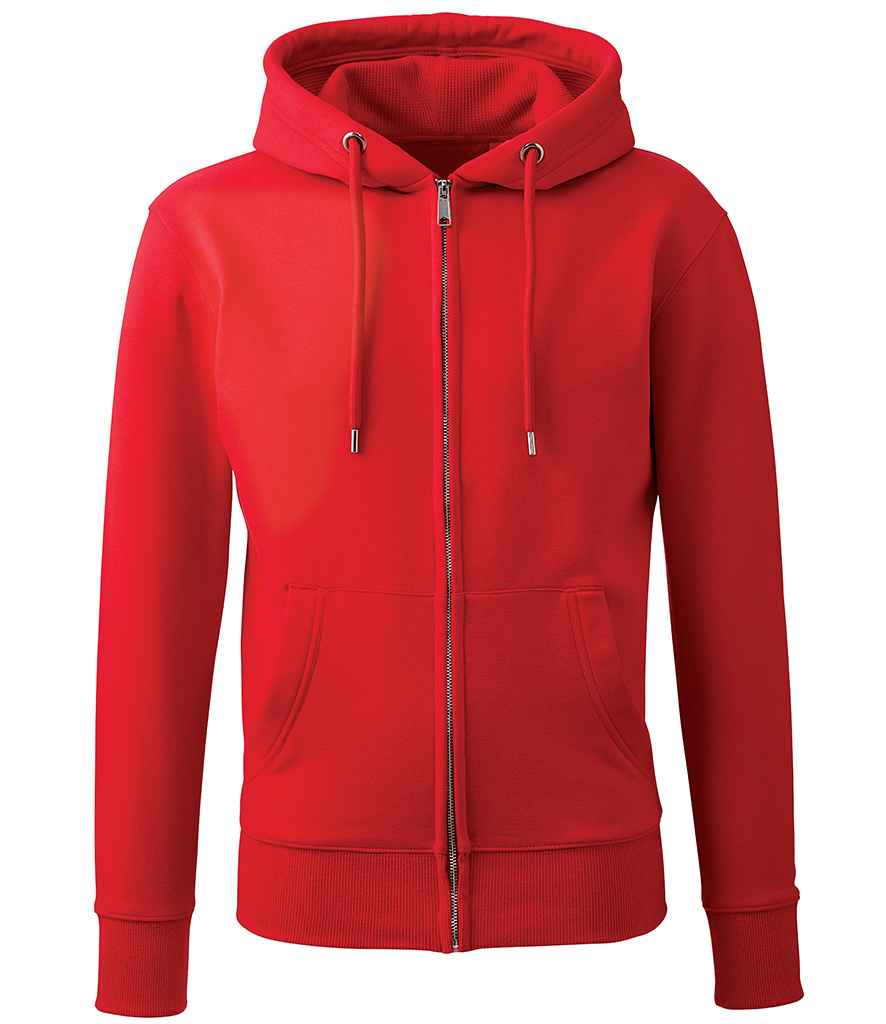 Anthem Organic Full Zip Hoodie in by Anthem — Custom branded clothing by Print Press, featuring premium embroidery produced in our specialist print lab in the UK.