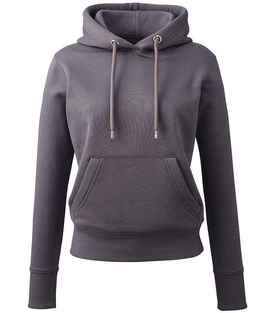 Anthem Ladies Organic Hoodie in by Anthem — Custom branded clothing by Print Press, featuring premium embroidery produced in our specialist print lab in the UK.