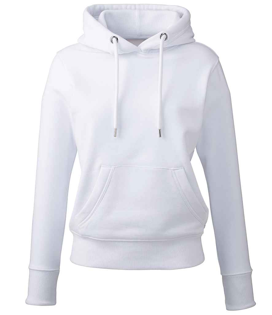 Anthem Ladies Organic Hoodie in by Anthem — Custom branded clothing by Print Press, featuring premium embroidery produced in our specialist print lab in the UK.