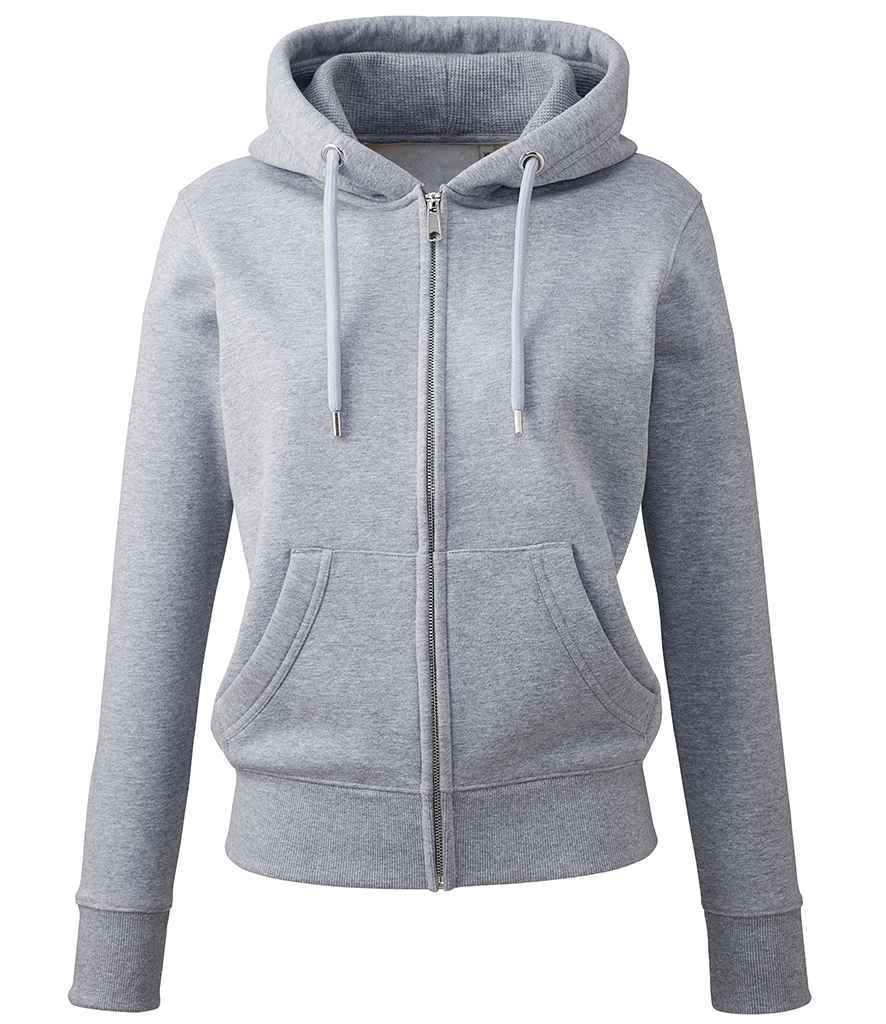 Anthem Ladies Organic Full Zip Hoodie in by Anthem — Custom branded clothing by Print Press, featuring premium embroidery produced in our specialist print lab in the UK.