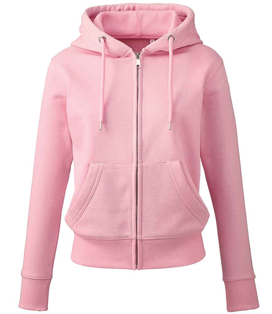 Anthem Ladies Organic Full Zip Hoodie in by Anthem — Custom branded clothing by Print Press, featuring premium embroidery produced in our specialist print lab in the UK.