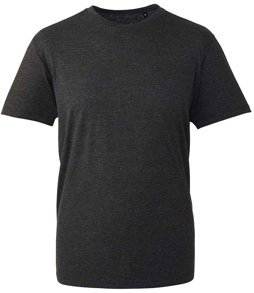Anthem Organic T-Shirt in Black Marl by Anthem — Custom branded clothing by Print Press, featuring premium embroidery produced in our specialist print lab in the UK.