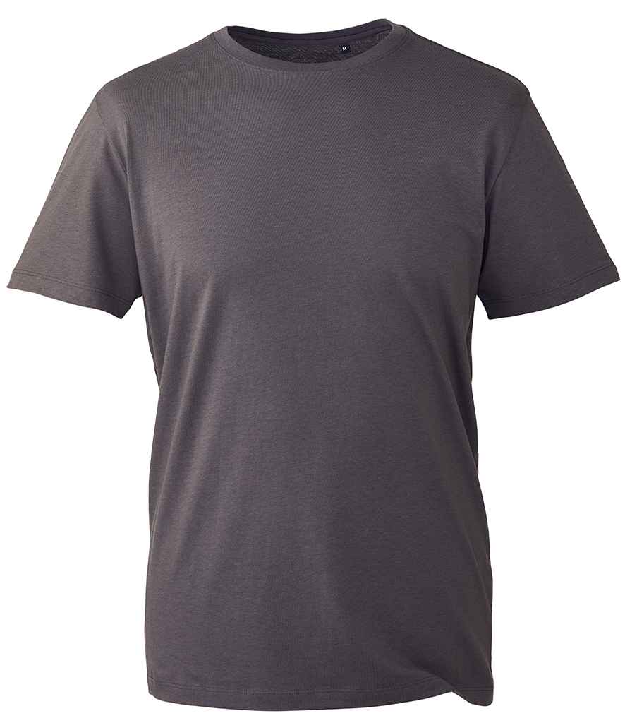 Anthem Organic T-Shirt in Charcoal by Anthem — Custom branded clothing by Print Press, featuring premium embroidery produced in our specialist print lab in the UK.