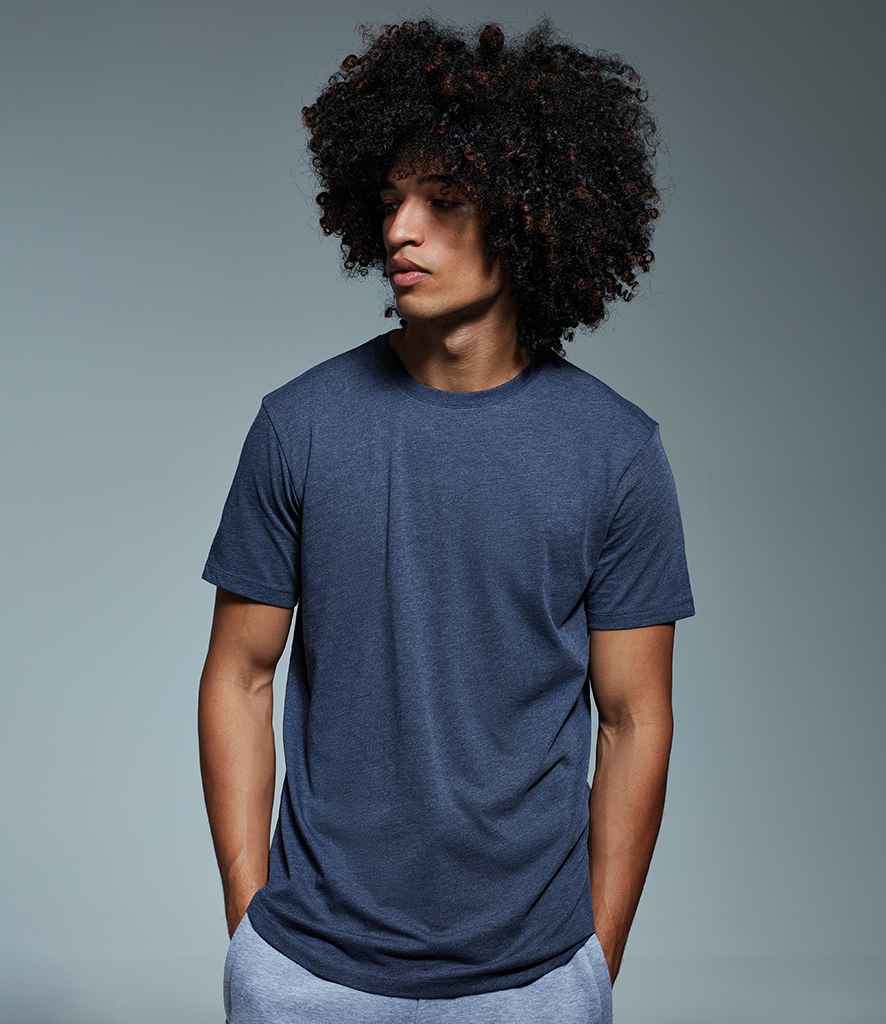 Anthem Organic T-Shirt in Navy Marl by Anthem — Custom branded clothing by Print Press, featuring premium embroidery produced in our specialist print lab in the UK.