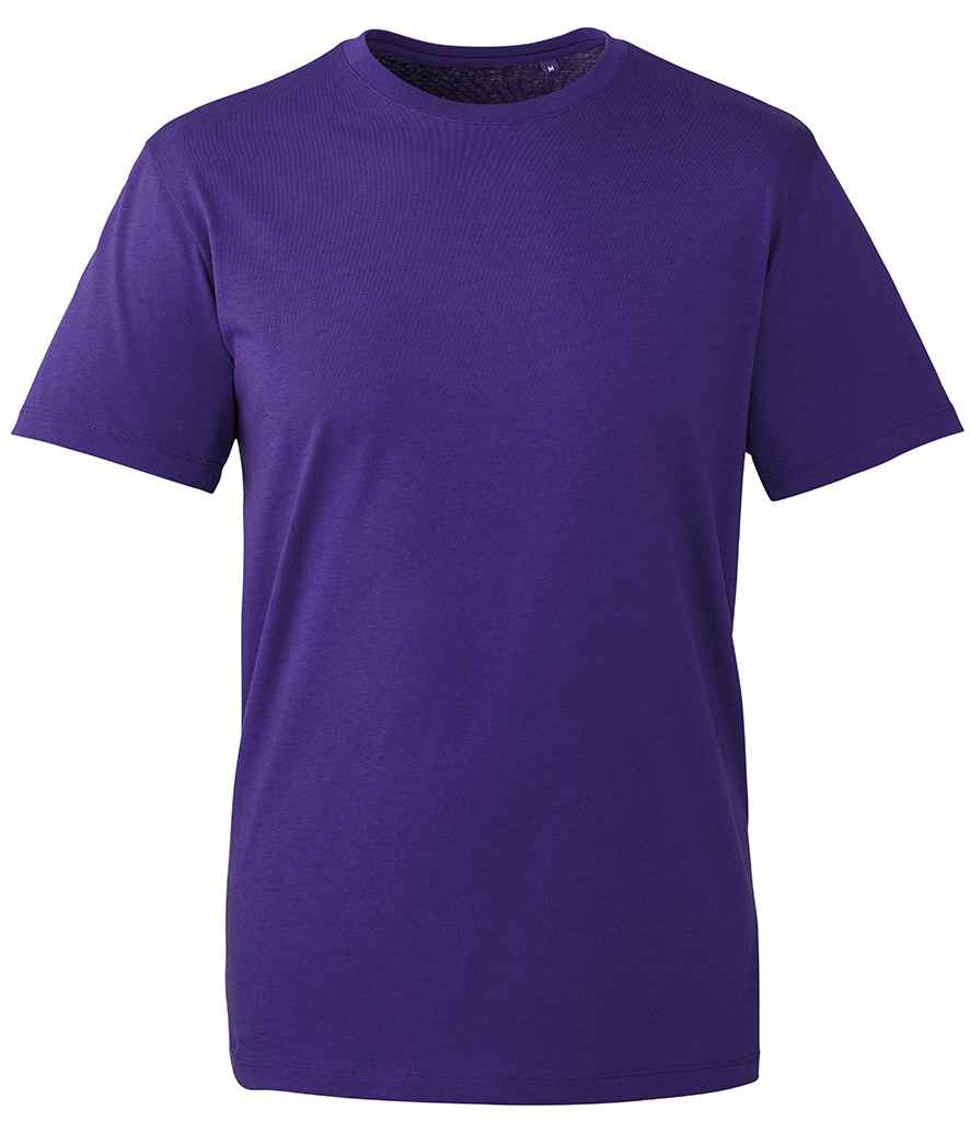 Anthem Organic T-Shirt in Purple by Anthem — Custom branded clothing by Print Press, featuring premium embroidery produced in our specialist print lab in the UK.