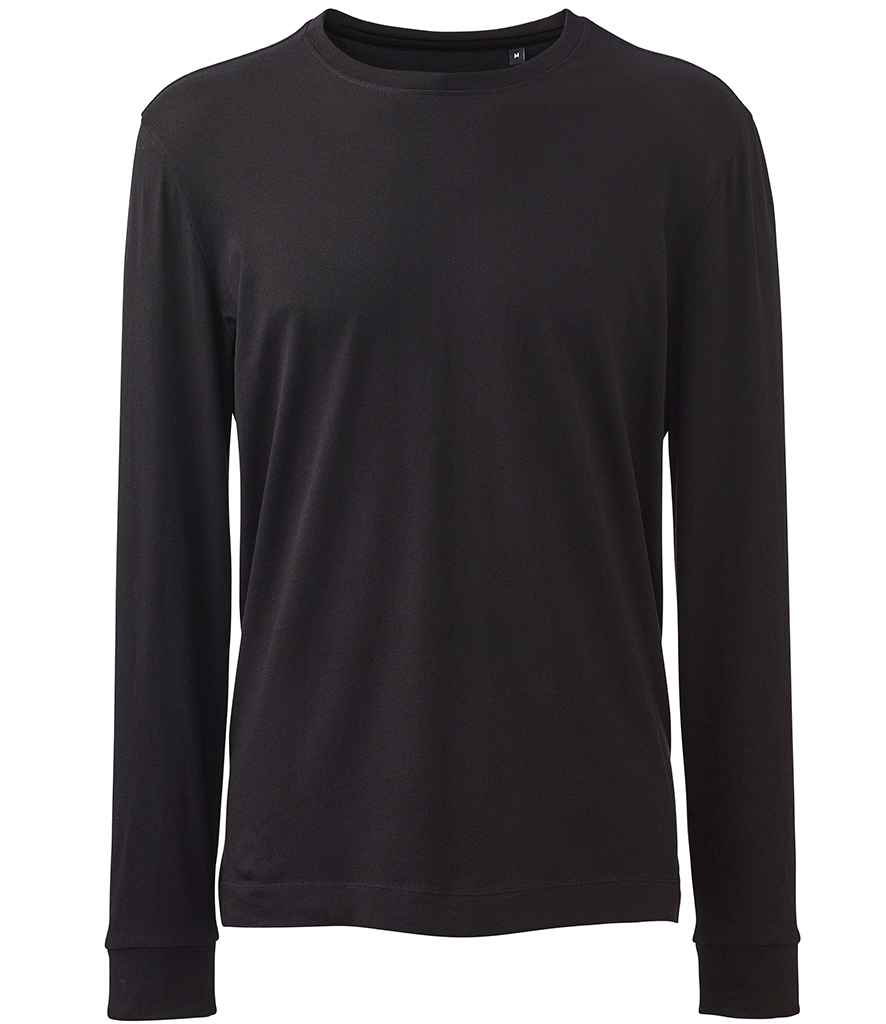 Anthem Organic Long Sleeve T-Shirt in by Anthem — Custom branded clothing by Print Press, featuring premium embroidery produced in our specialist print lab in the UK.