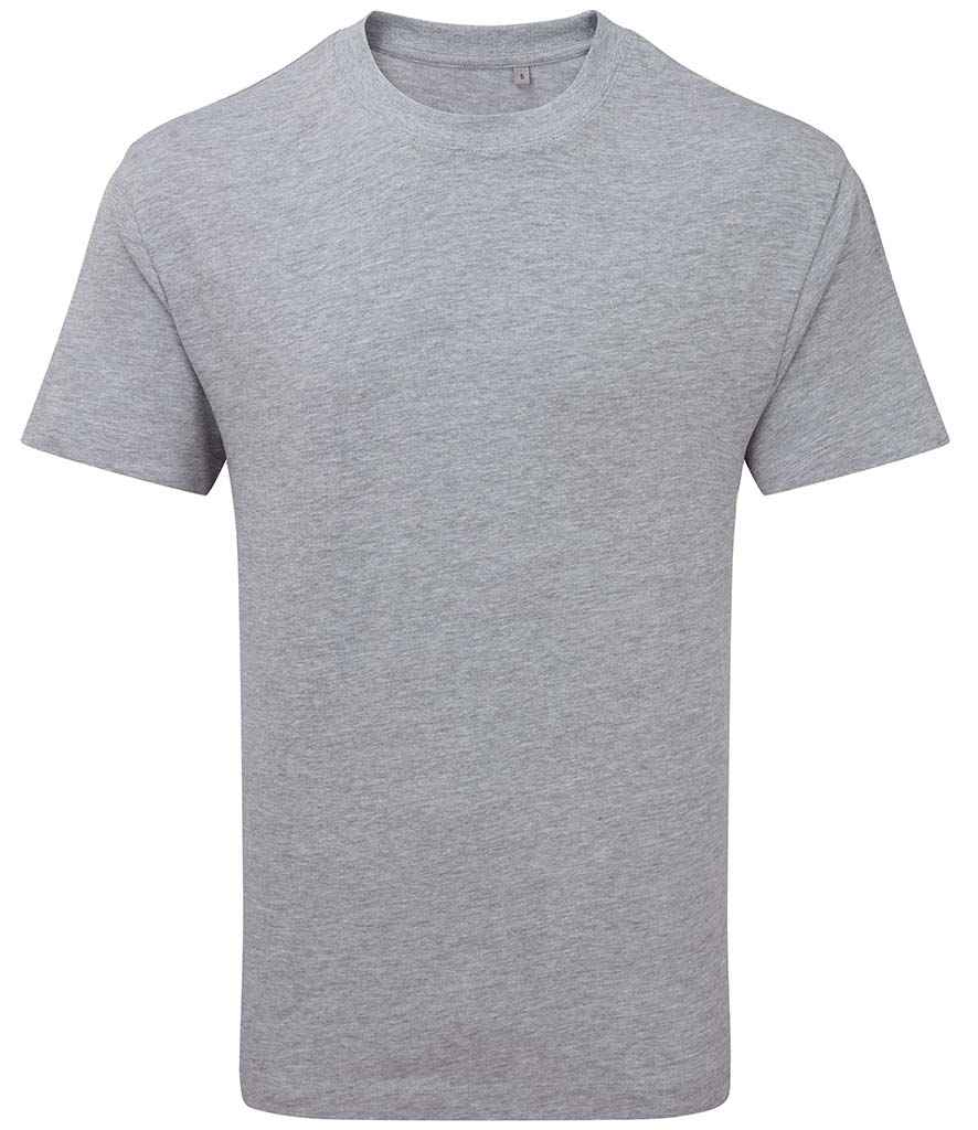 Anthem Organic Heavyweight T-Shirt in Grey Marl by Anthem — Custom branded clothing by Print Press, featuring premium embroidery produced in our specialist print lab in the UK.