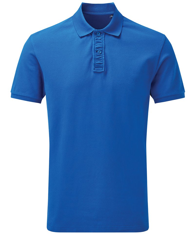 Men's "Infinity Stretch" Polo in Bright Royal by Asquith & Fox — Custom branded clothing by Print Press, featuring premium embroidery produced in our specialist print lab in the UK.