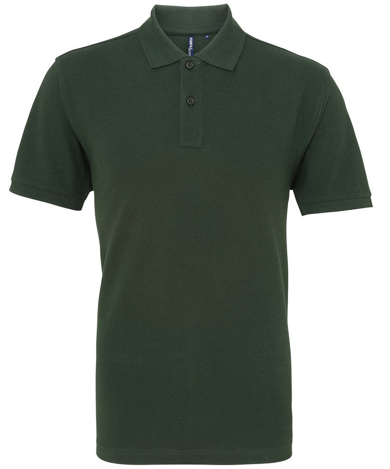 Men's Polo - (3rd Colours) in Bottle by Asquith & Fox — Custom branded clothing by Print Press, featuring premium embroidery produced in our specialist print lab in the UK.