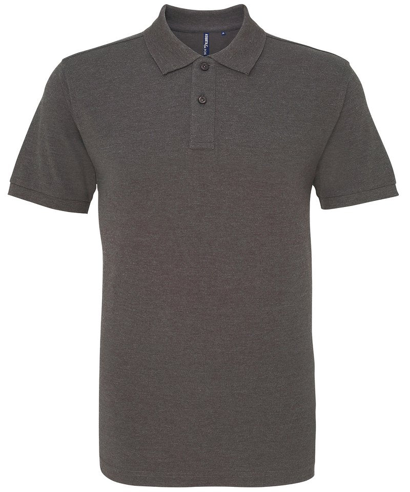 Men's Polo - (3rd Colours) in Charcoal by Asquith & Fox — Custom branded clothing by Print Press, featuring premium embroidery produced in our specialist print lab in the UK.