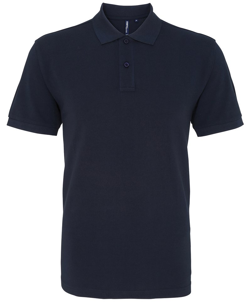 Men's Polo - (3rd Colours) in French Navy by Asquith & Fox — Custom branded clothing by Print Press, featuring premium embroidery produced in our specialist print lab in the UK.