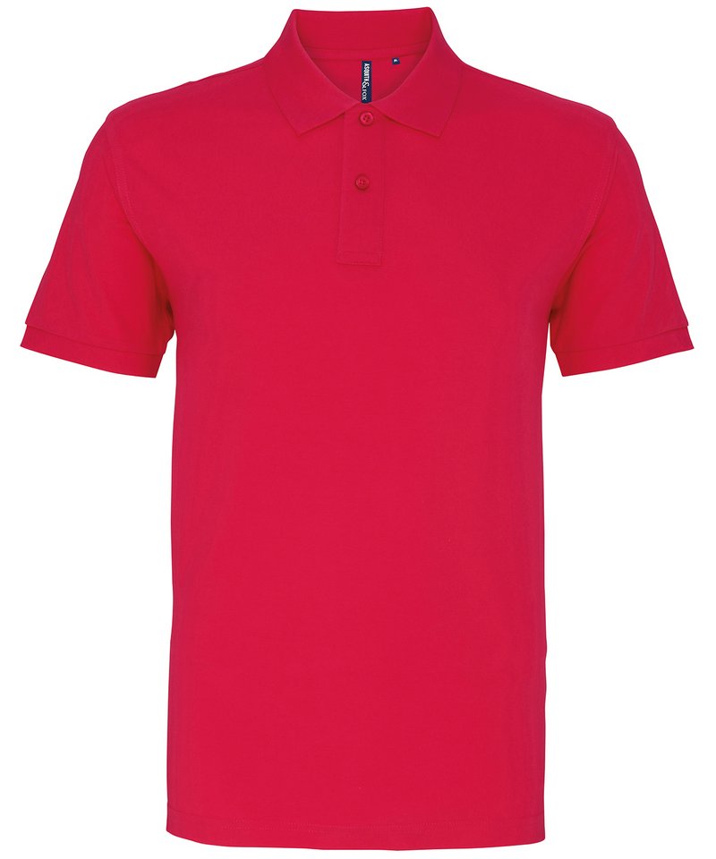 Men's Polo - (2nd Colours) in Hot Pink by Asquith & Fox — Custom branded clothing by Print Press, featuring premium embroidery produced in our specialist print lab in the UK.