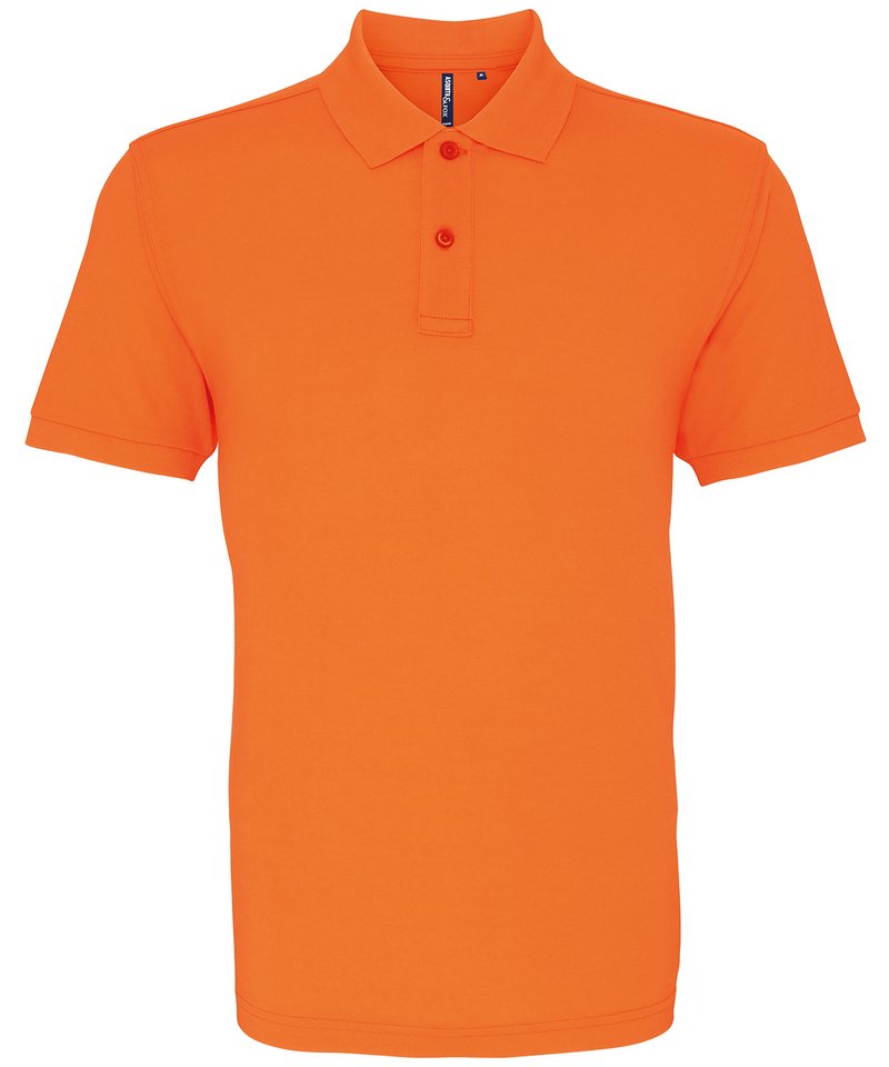 Men's Polo - (2nd Colours) in Neon Orange by Asquith & Fox — Custom branded clothing by Print Press, featuring premium embroidery produced in our specialist print lab in the UK.