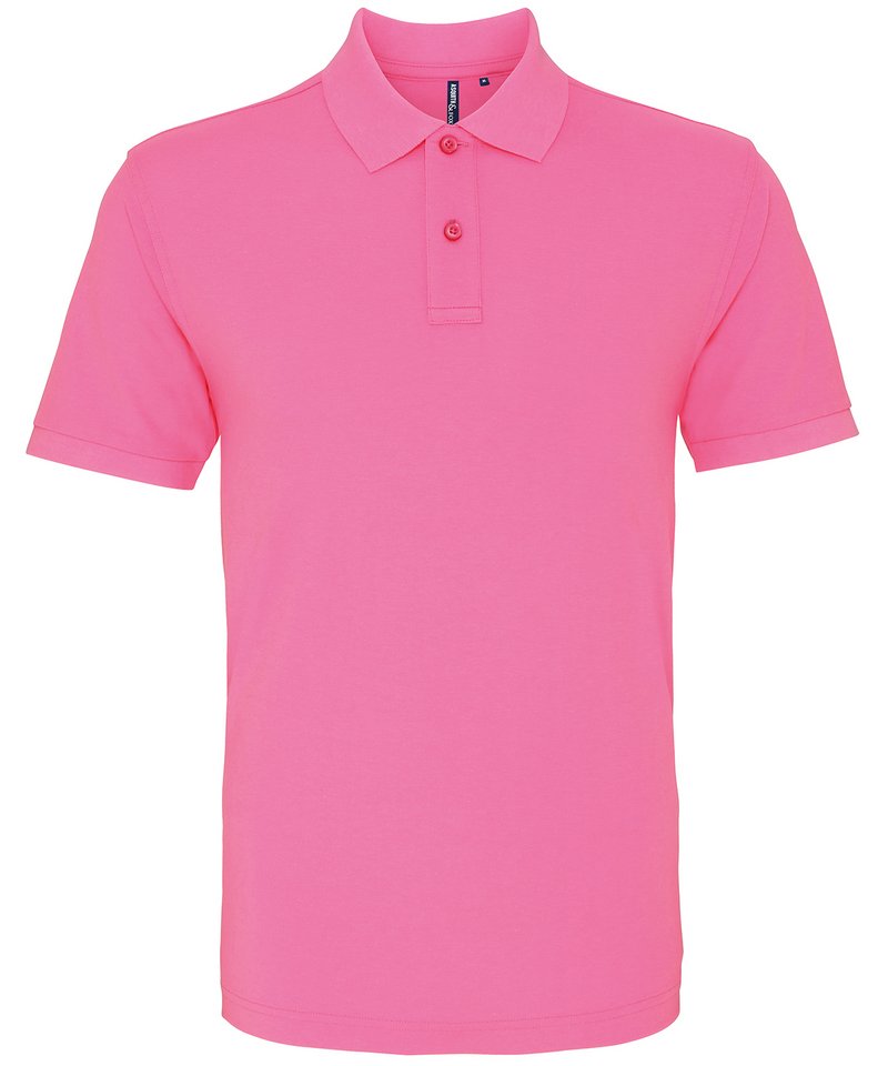 Men's Polo - (2nd Colours) in Neon Pink by Asquith & Fox — Custom branded clothing by Print Press, featuring premium embroidery produced in our specialist print lab in the UK.