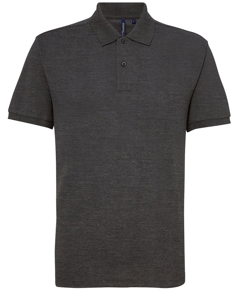 Men's Polycotton Blend Polo - (2nd Colours) in Charcoal by Asquith & Fox — Custom branded clothing by Print Press, featuring premium embroidery produced in our specialist print lab in the UK.