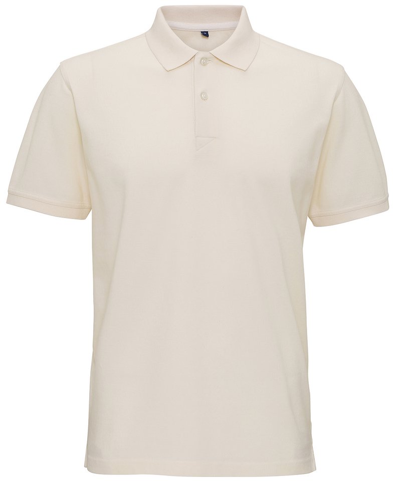 Men's Coastal Vintage Wash Polo in Vintage White by Asquith & Fox — Custom branded clothing by Print Press, featuring premium embroidery produced in our specialist print lab in the UK.