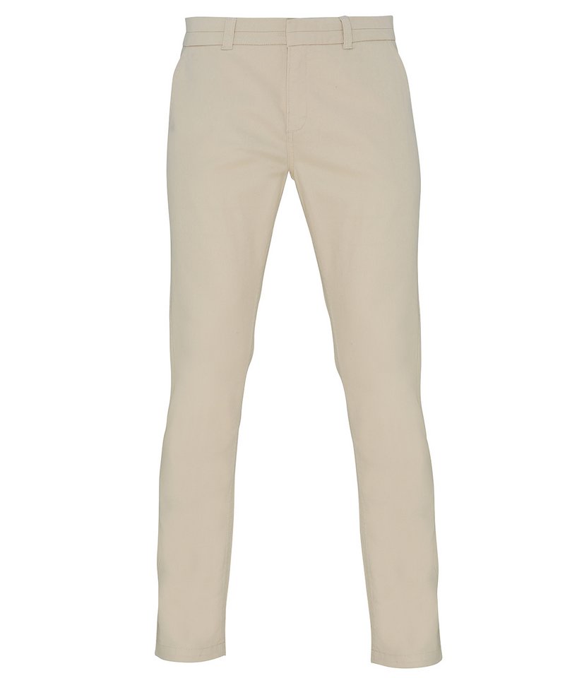 Women's Chinos in Natural by Asquith & Fox — Custom branded clothing by Print Press, featuring premium embroidery produced in our specialist print lab in the UK.