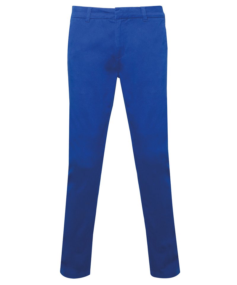 Women's Chinos in Royal by Asquith & Fox — Custom branded clothing by Print Press, featuring premium embroidery produced in our specialist print lab in the UK.