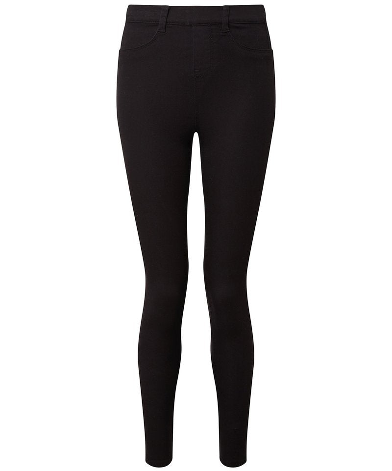 Women's Jeggings in Black by Asquith & Fox — Custom branded clothing by Print Press, featuring premium embroidery produced in our specialist print lab in the UK.