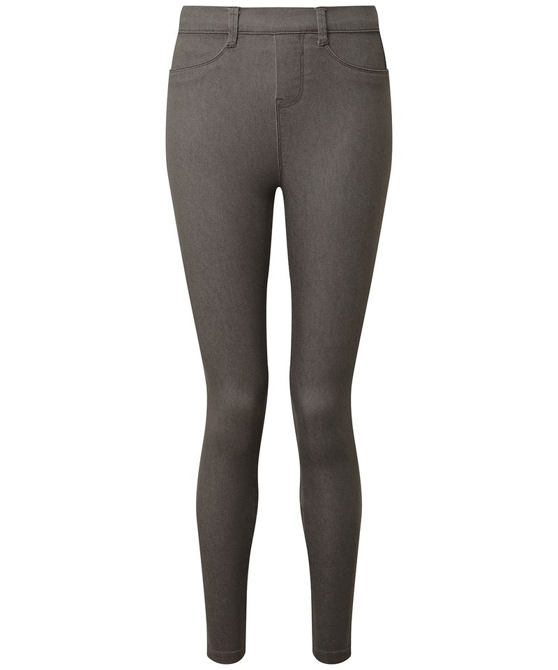 Women's Jeggings in Slate by Asquith & Fox — Custom branded clothing by Print Press, featuring premium embroidery produced in our specialist print lab in the UK.