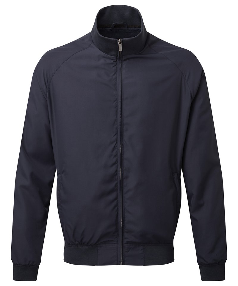 Men's Harrington Jacket in Navy by Asquith & Fox — Custom branded clothing by Print Press, featuring premium embroidery produced in our specialist print lab in the UK.