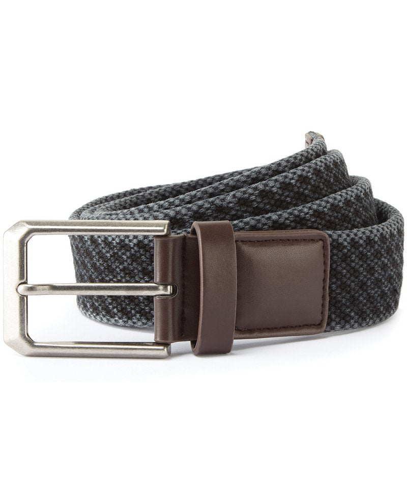 Men's Vintage Wash Canvas Belt in Black by Asquith & Fox — Custom branded clothing by Print Press, featuring premium embroidery produced in our specialist print lab in the UK.