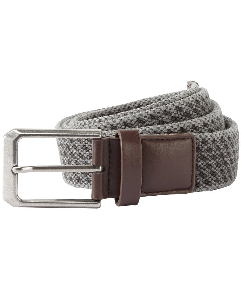 Men's Vintage Wash Canvas Belt in Slate by Asquith & Fox — Custom branded clothing by Print Press, featuring premium embroidery produced in our specialist print lab in the UK.