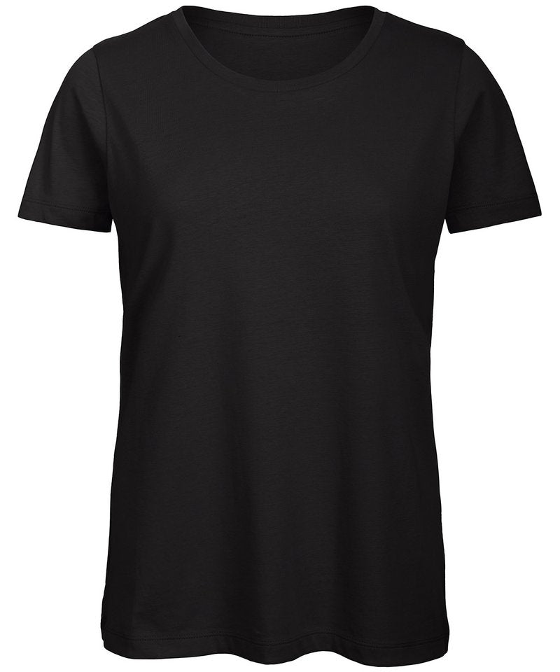 B&C Inspire T Women's in Black by B & C Collection — Custom branded clothing by Print Press, featuring premium embroidery produced in our specialist print lab in the UK.