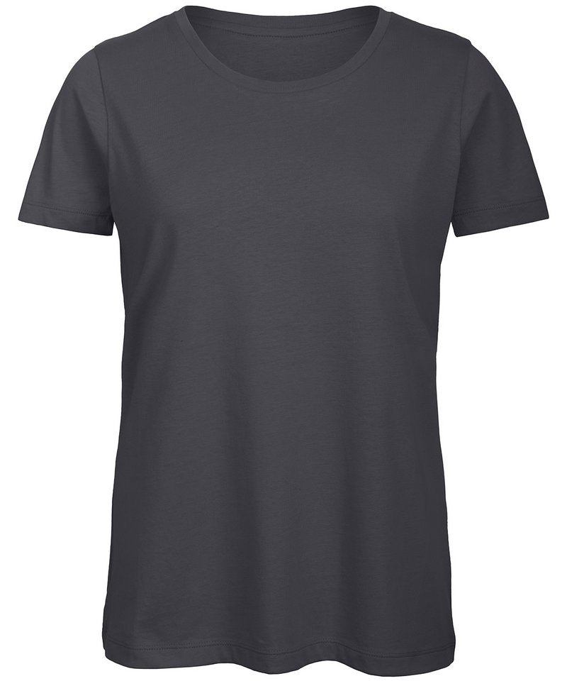 B&C Inspire T Women's in Dark Grey by B & C Collection — Custom branded clothing by Print Press, featuring premium embroidery produced in our specialist print lab in the UK.