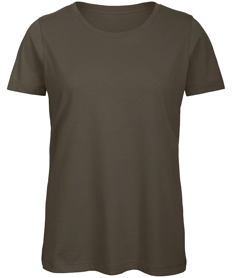 B&C Inspire T Women's in Khaki by B & C Collection — Custom branded clothing by Print Press, featuring premium embroidery produced in our specialist print lab in the UK.