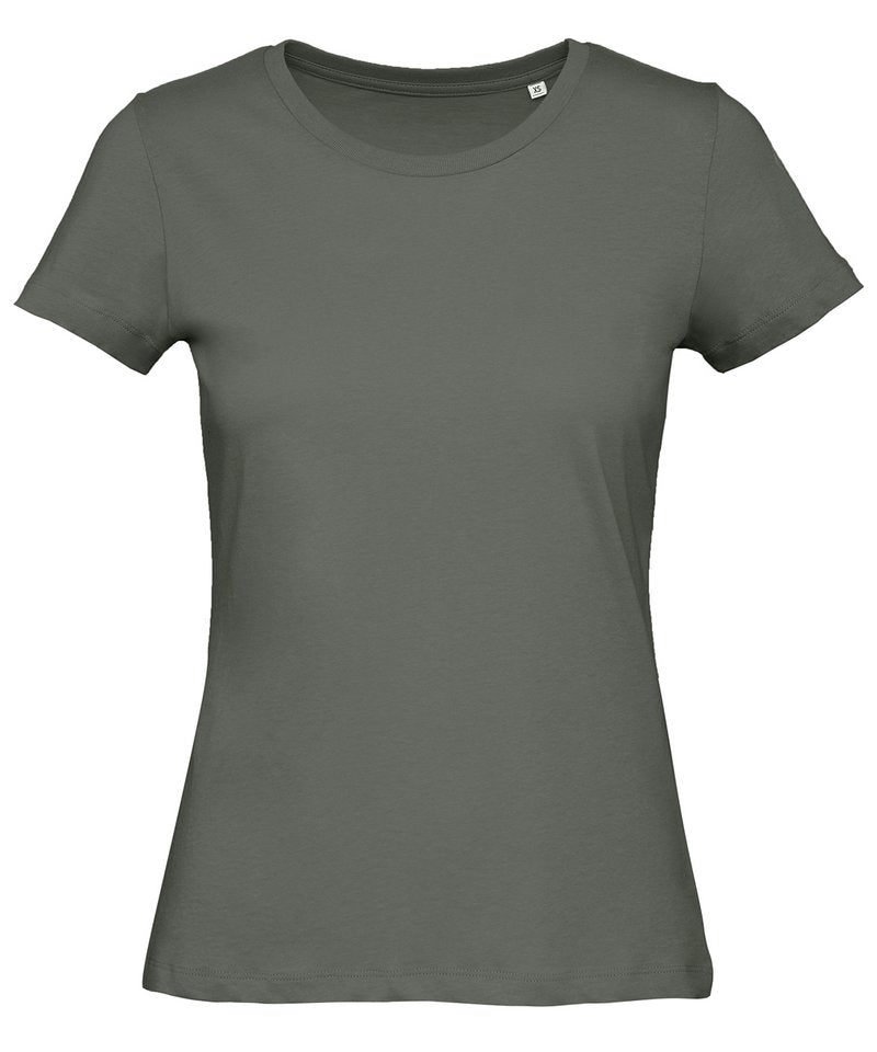 B&C Inspire T Women's in Millennial Khaki by B & C Collection — Custom branded clothing by Print Press, featuring premium embroidery produced in our specialist print lab in the UK.