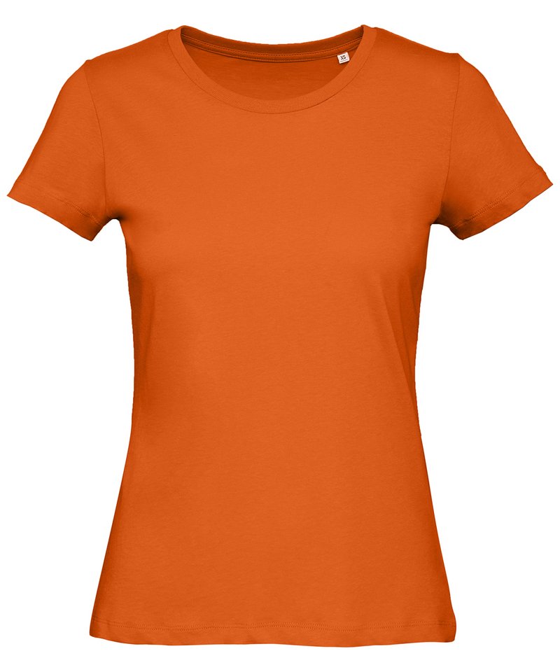 B&C Inspire T Women's in Urban Orange by B & C Collection — Custom branded clothing by Print Press, featuring premium embroidery produced in our specialist print lab in the UK.