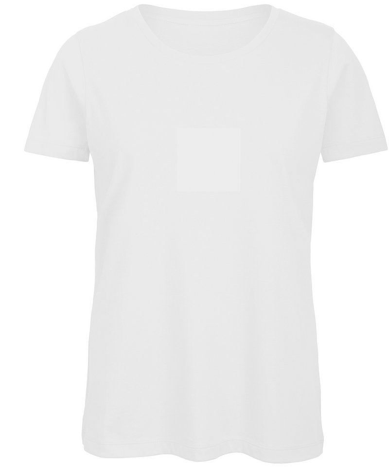 B&C Inspire T Women's in White by B & C Collection — Custom branded clothing by Print Press, featuring premium embroidery produced in our specialist print lab in the UK.