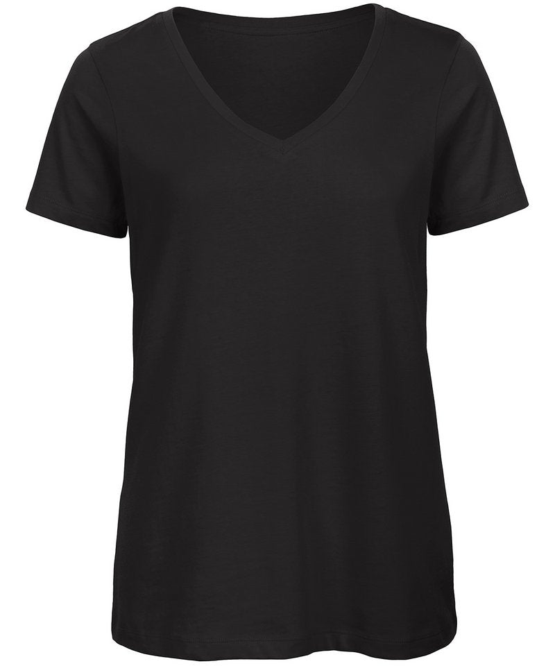 B&C Inspire V T Women's in Black by B & C Collection — Custom branded clothing by Print Press, featuring premium embroidery produced in our specialist print lab in the UK.