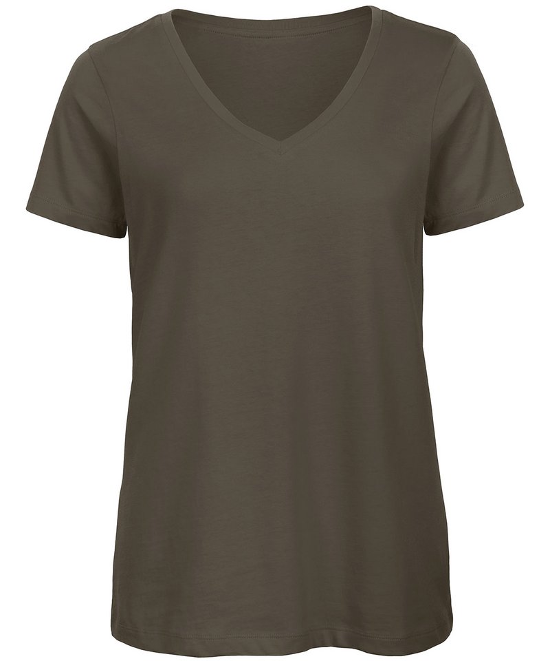 B&C Inspire V T Women's in Khaki by B & C Collection — Custom branded clothing by Print Press, featuring premium embroidery produced in our specialist print lab in the UK.