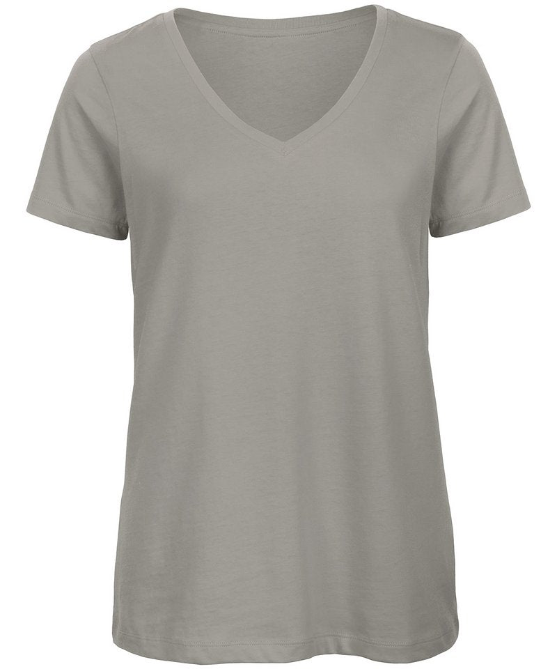 B&C Inspire V T Women's in Light Grey by B & C Collection — Custom branded clothing by Print Press, featuring premium embroidery produced in our specialist print lab in the UK.