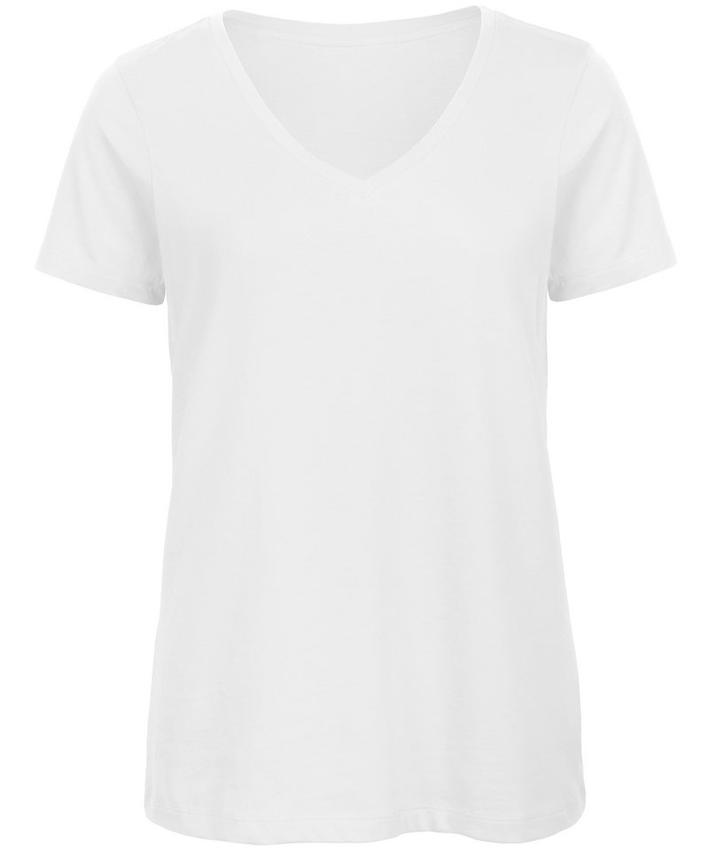 B&C Inspire V T Women's in White by B & C Collection — Custom branded clothing by Print Press, featuring premium embroidery produced in our specialist print lab in the UK.