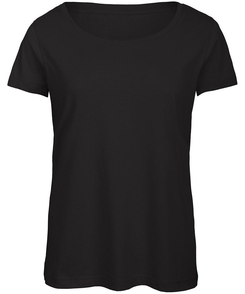 B&C Triblend Women's in Black by B & C Collection — Custom branded clothing by Print Press, featuring premium embroidery produced in our specialist print lab in the UK.
