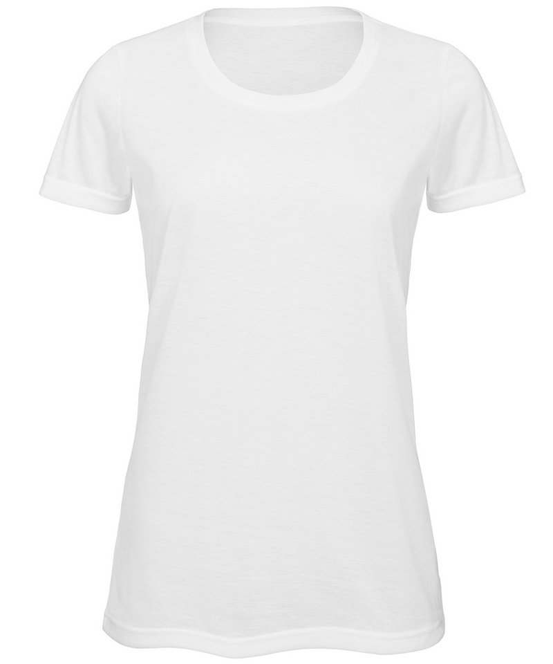 B&C Sublimation Women's in White by B & C Collection — Custom branded clothing by Print Press, featuring premium embroidery produced in our specialist print lab in the UK.