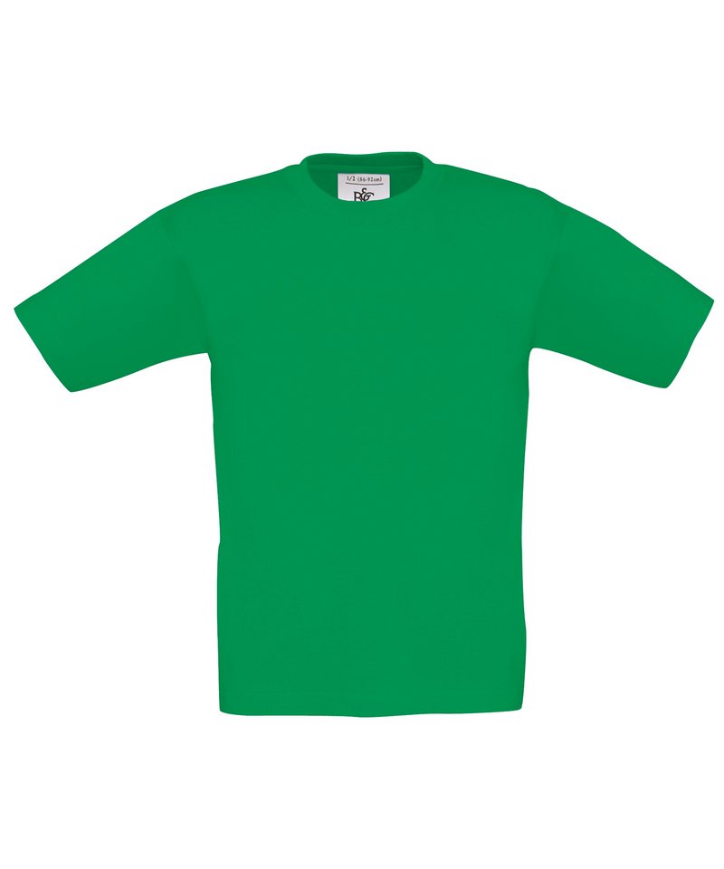 B&C Exact 150 Kids in Kelly Green by B & C Collection — Custom branded clothing by Print Press, featuring premium embroidery produced in our specialist print lab in the UK.