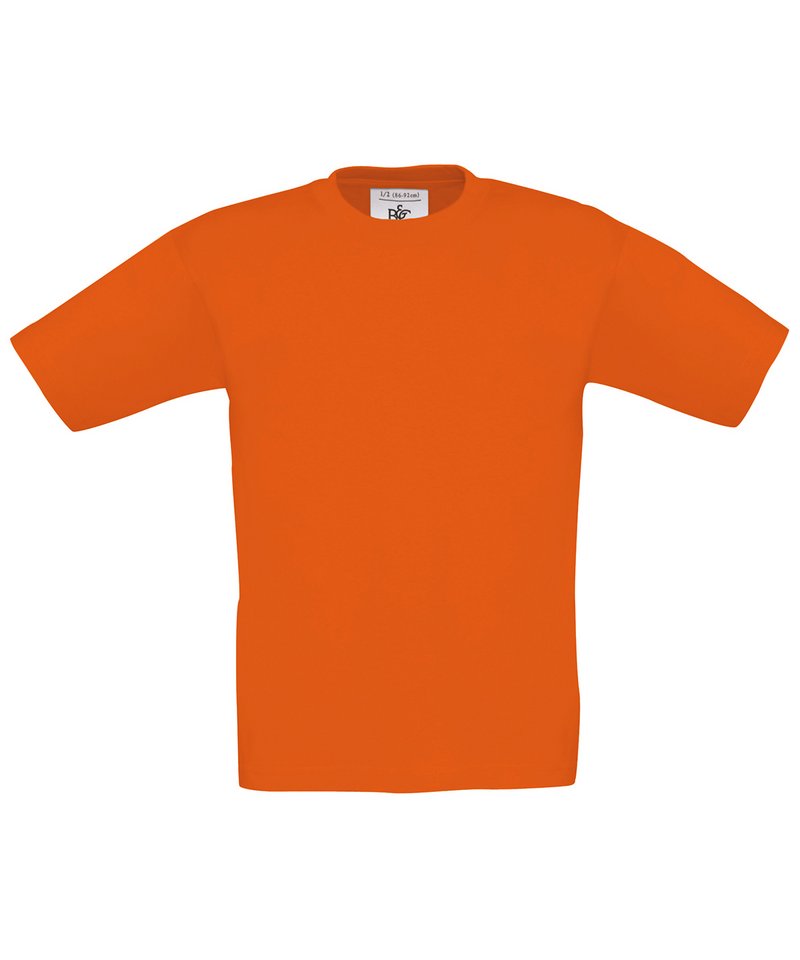 B&C Exact 150 Kids in Orange by B & C Collection — Custom branded clothing by Print Press, featuring premium embroidery produced in our specialist print lab in the UK.