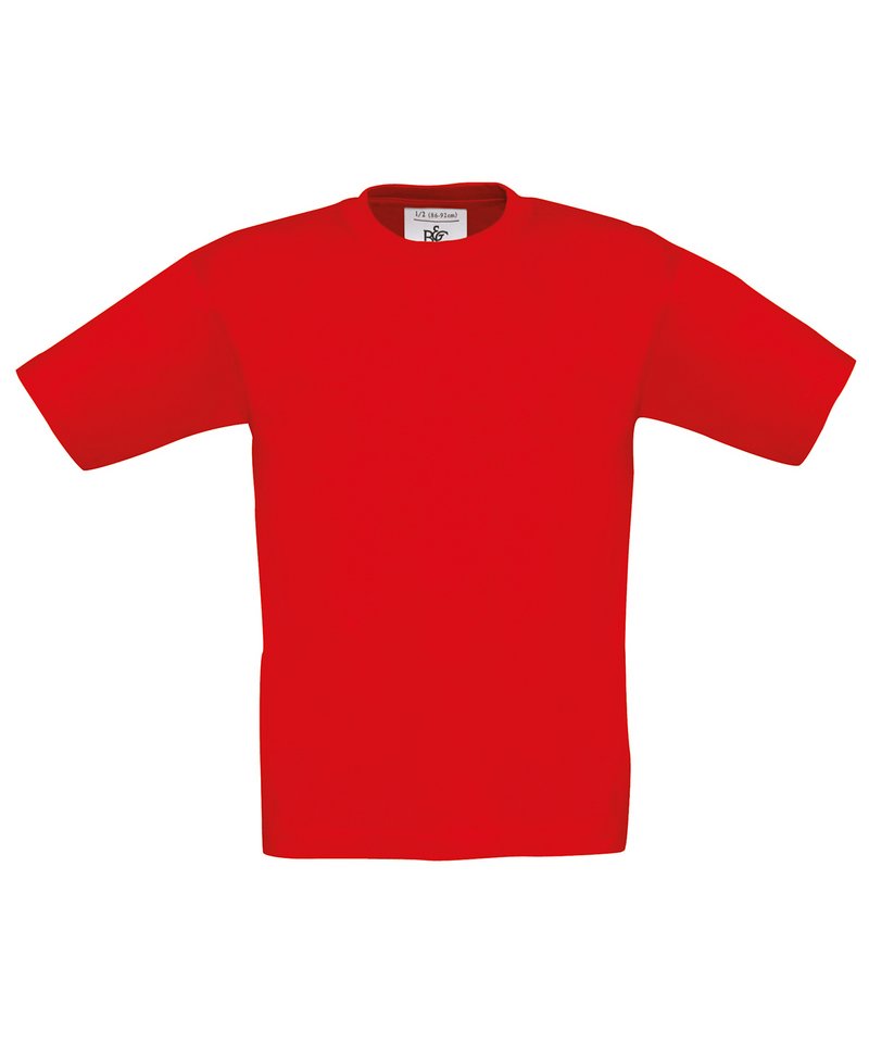 B&C Exact 150 Kids in Red by B & C Collection — Custom branded clothing by Print Press, featuring premium embroidery produced in our specialist print lab in the UK.