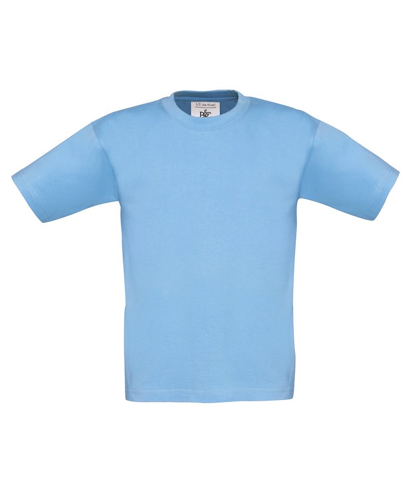 B&C Exact 150 Kids in Sky Blue by B & C Collection — Custom branded clothing by Print Press, featuring premium embroidery produced in our specialist print lab in the UK.