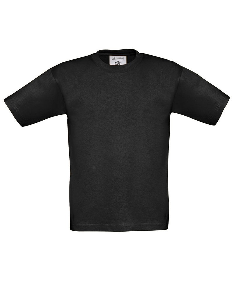 B&C Exact 190 Kids in Black by B & C Collection — Custom branded clothing by Print Press, featuring premium embroidery produced in our specialist print lab in the UK.